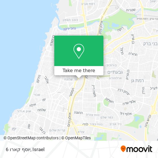 יוסף קארו 6 map