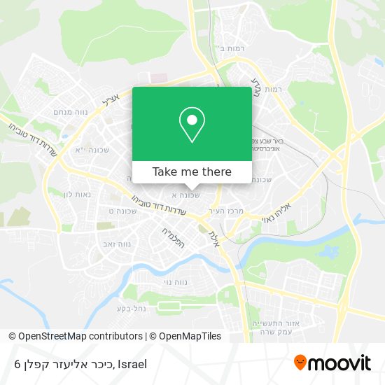 כיכר אליעזר קפלן 6 map