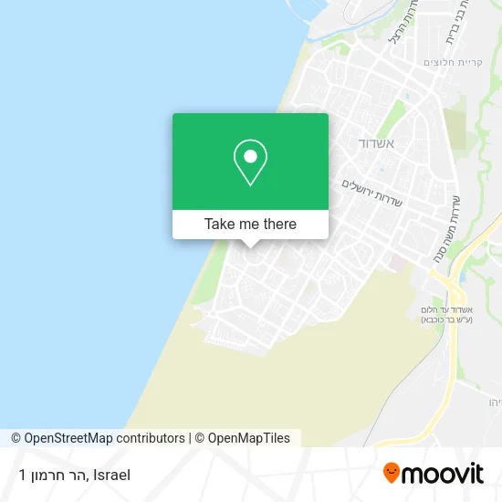 Карта הר חרמון 1