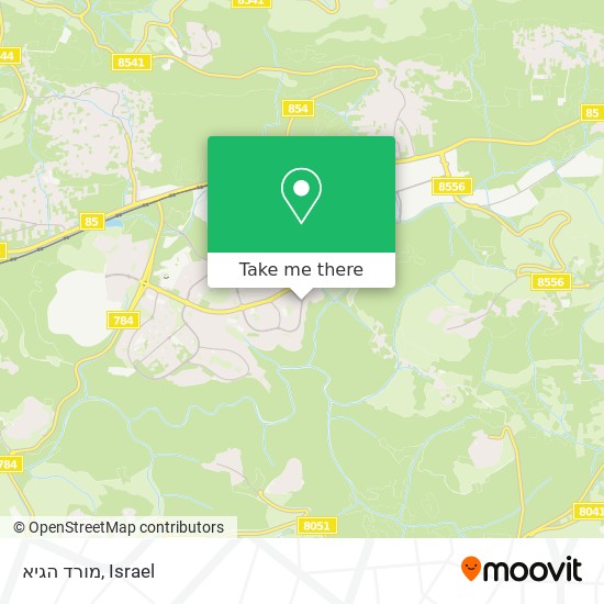 מורד הגיא map