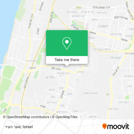 Карта שער העיר