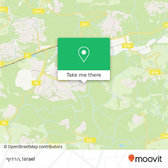 הרדוף map