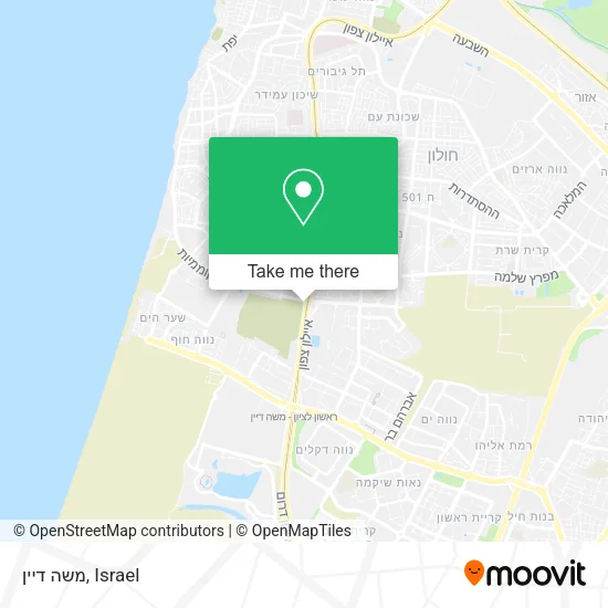 Карта משה דיין