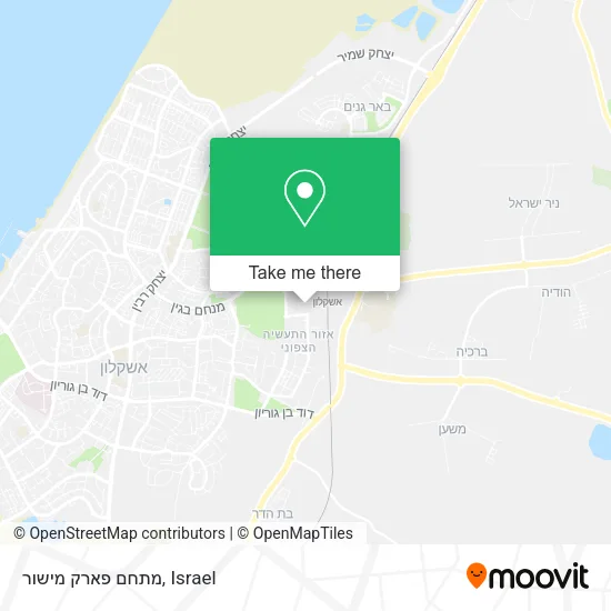 Карта מתחם פארק מישור