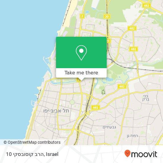 הרב קוסובסקי 10 map