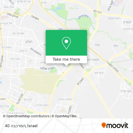 המרכבה 40 map