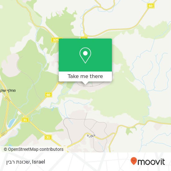 שכונת רבין map