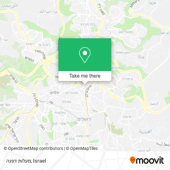 Карта מעלות דפנה
