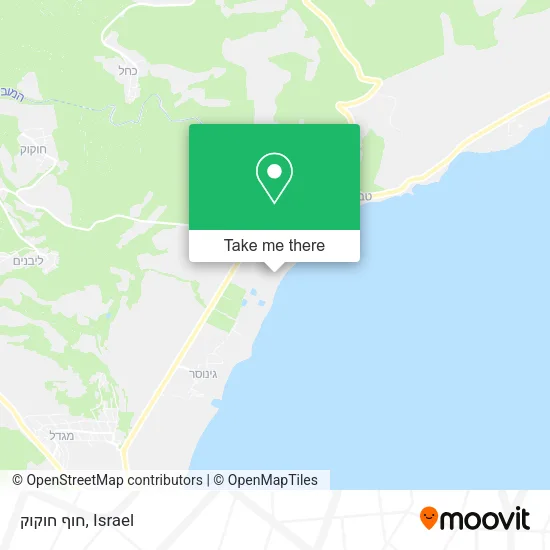 Карта חוף חוקוק
