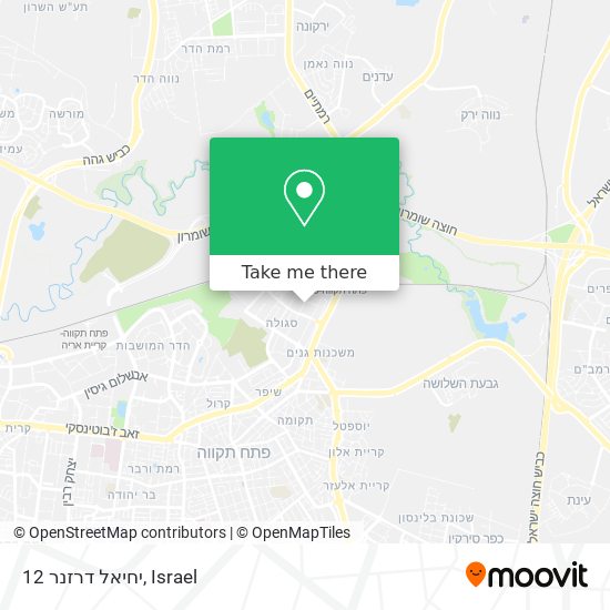 יחיאל דרזנר 12 map