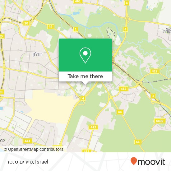 סיירים סנטר map