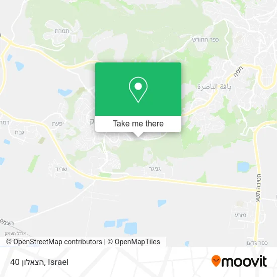 Карта הצאלון 40