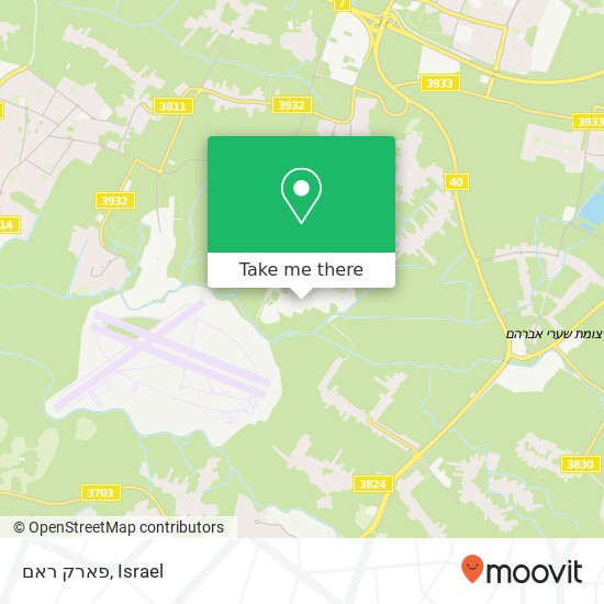 פארק ראם map