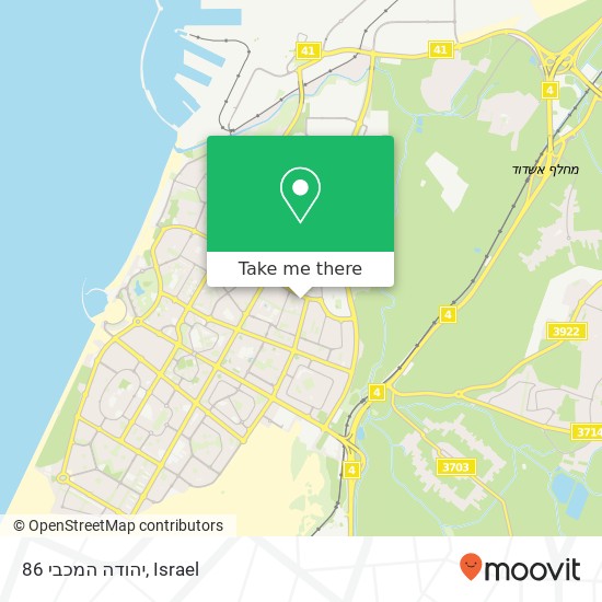 יהודה המכבי 86 map