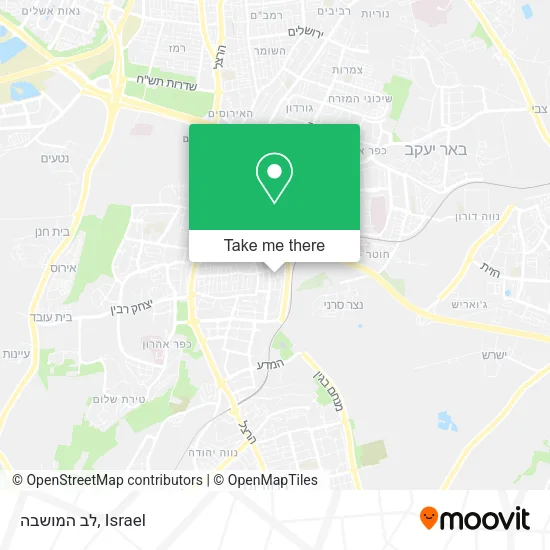 Карта לב המושבה