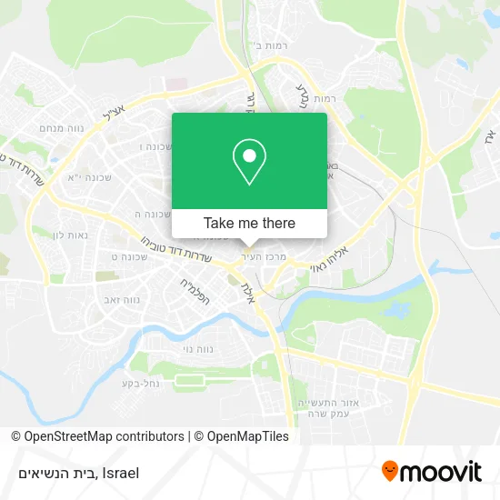 Карта בית הנשיאים