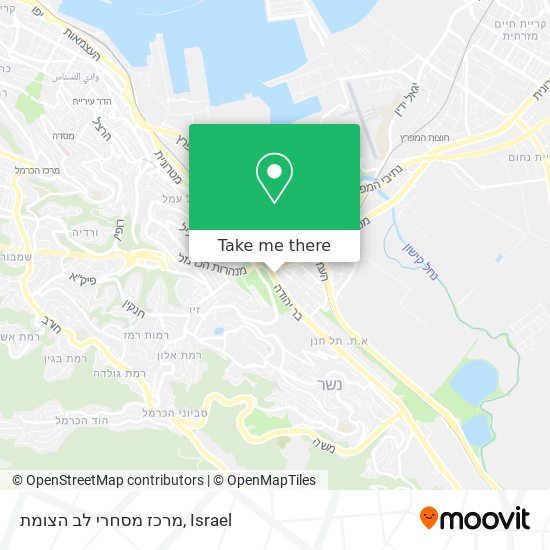 מרכז מסחרי לב הצומת map