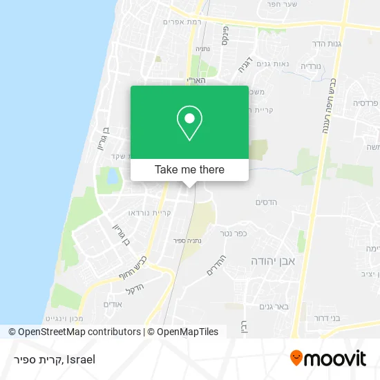 Карта קרית ספיר