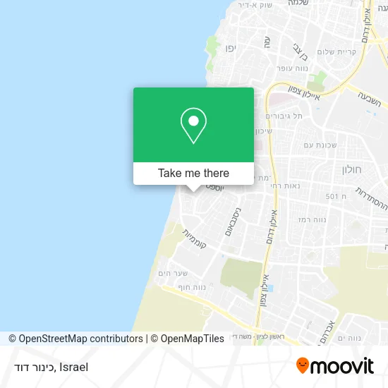 Карта כינור דוד