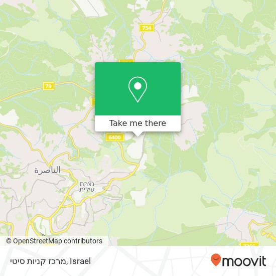 מרכז קניות סיטי map