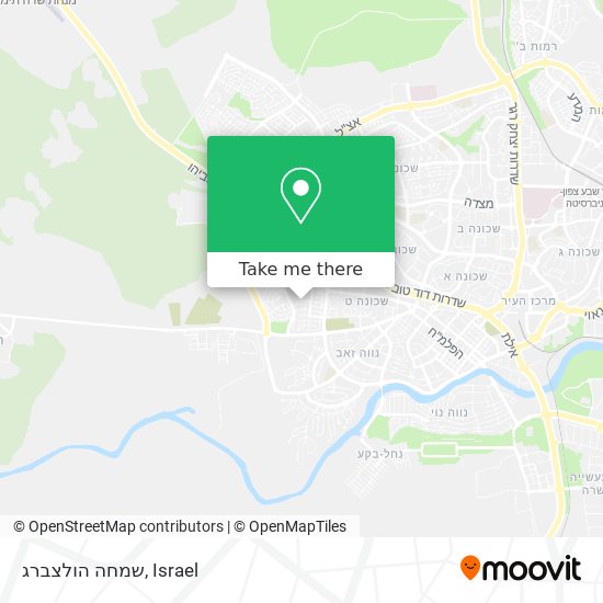 שמחה הולצברג map