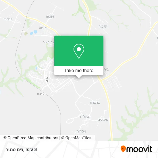 Карта צים סנטר