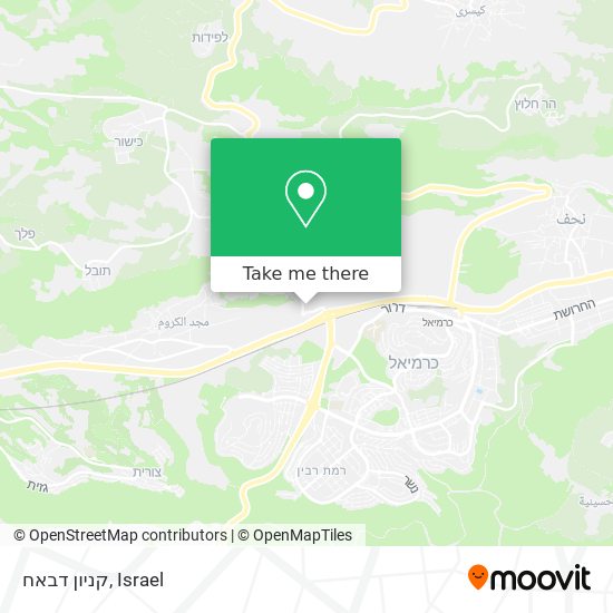 קניון דבאח map