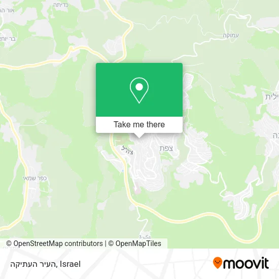 Карта העיר העתיקה