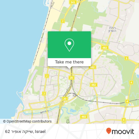 שייקה אופיר 62 map