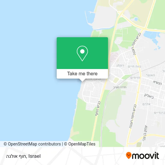 Карта חוף אולגה