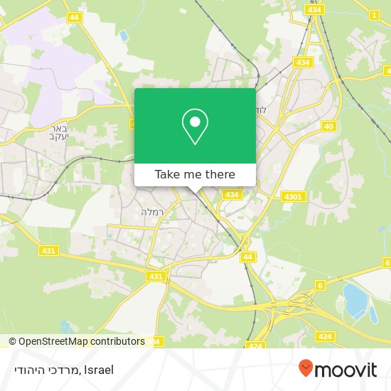 מרדכי היהודי map