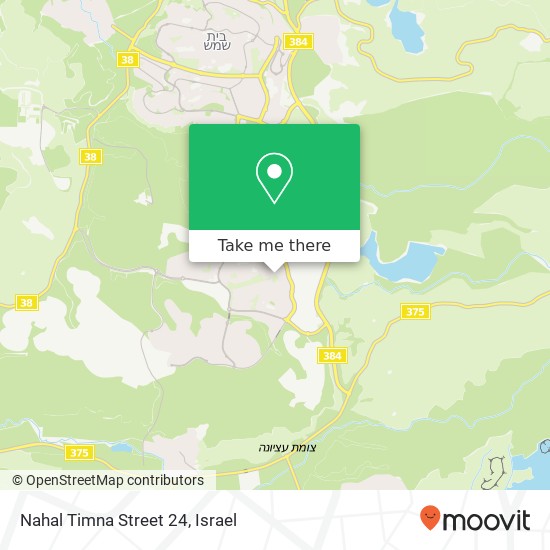 Nahal Timna Street 24 map