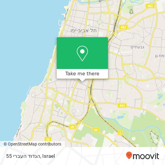 הגדוד העברי 55 map