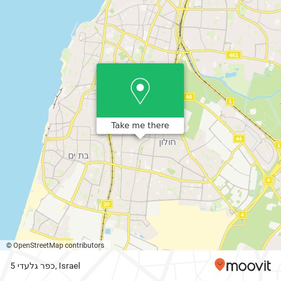 כפר גלעדי 5 map