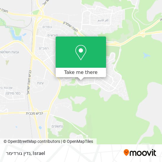 נדין גורדימר map