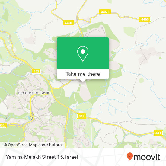 Yam ha-Melakh Street 15 map