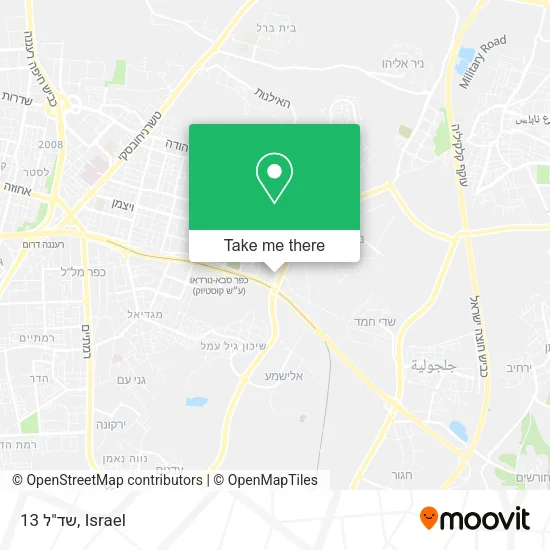 Карта שד"ל 13