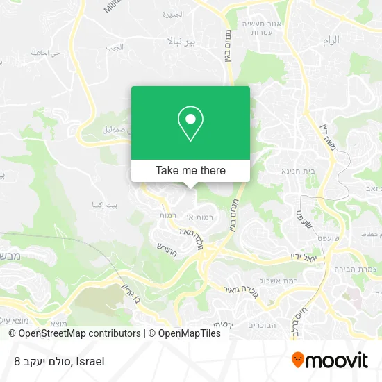 Карта סולם יעקב 8