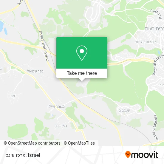 Карта מרכז עינב