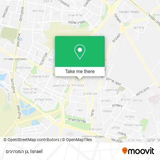 Карта גן המנהיגים