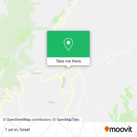 Карта חרמון 1