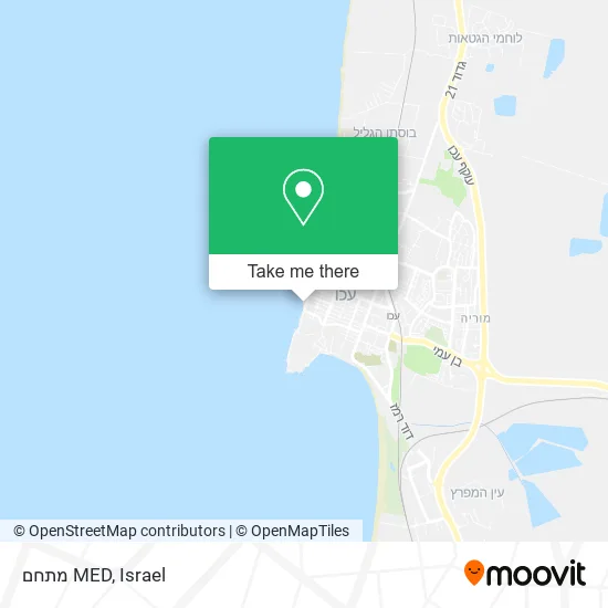 Карта מתחם MED