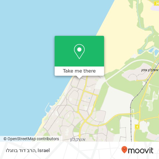 Карта הרב דוד בוזגלו
