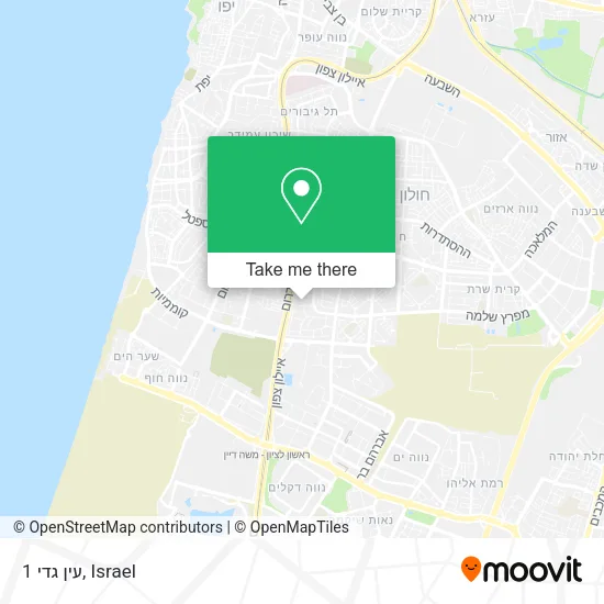 Карта עין גדי 1