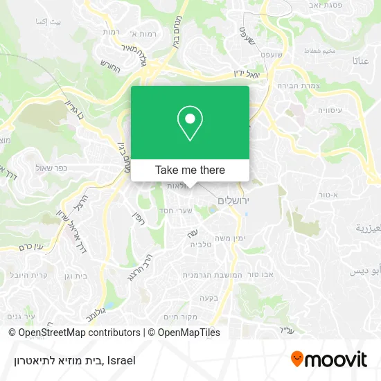 בית מוזיא לתיאטרון map