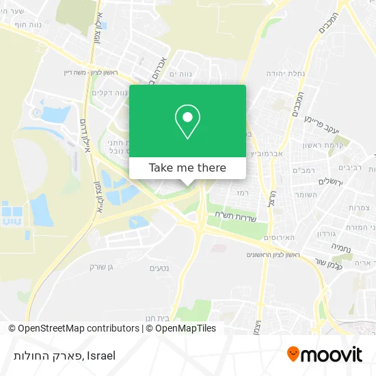 Карта פארק החולות