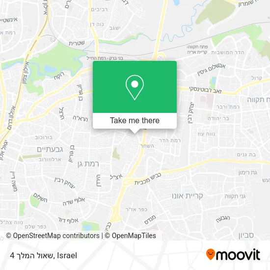 Карта שאול המלך 4