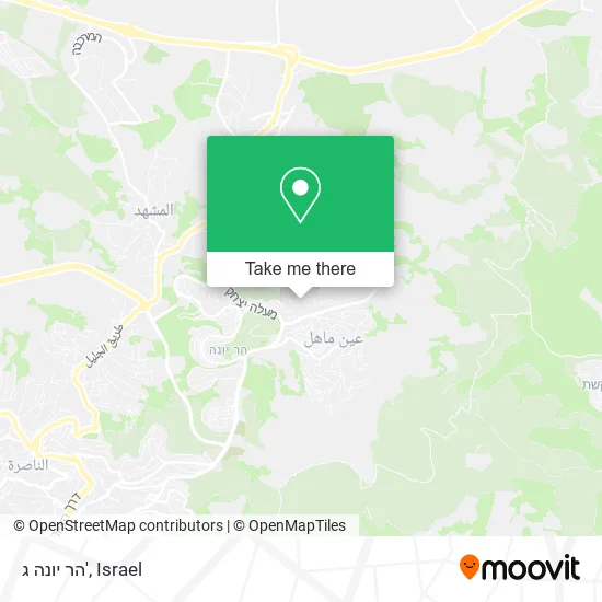 Карта הר יונה ג'