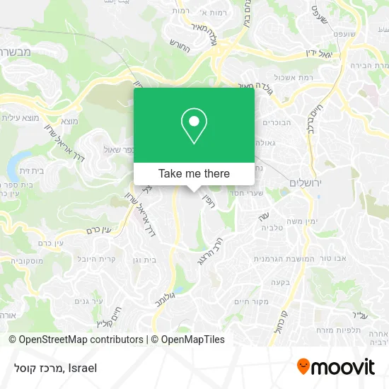 Карта מרכז קוסל