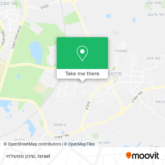 שיכון ממשלתי map